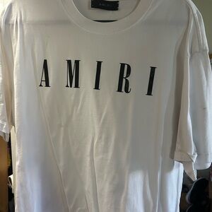 AMIRI White Short Sleeve Tee